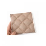 Material piele eco interior tapiterie auto , casa, romb Bej cusatura Bej