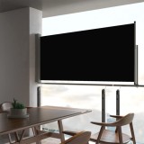 Gossi copertina laterala retractabila de terasa, negru, 60 x 300 cm