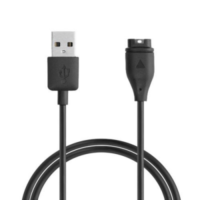 Cablu de incarcare USB pentru Garmin Venu 2 Plus/Fenix 7/Vivomove Sport, Kwmobile, Negru, Plastic, 57777.01 foto