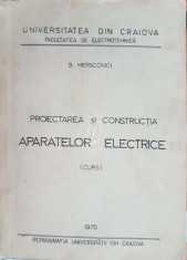 Proiectarea si constructia aparatelor electrice (curs) foto