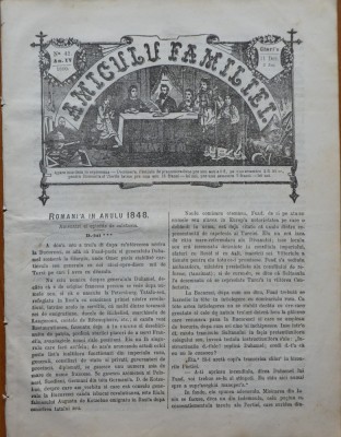 Ziarul Amiculu familiei , an 4 , nr. 42 , Gherla , 1880 , Constantin Morariu foto