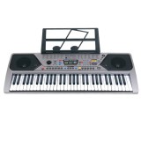 Cumpara ieftin Orga electronica IdeallStore&reg;, Schone Klange, intrare USB, mini-microfon, suport partitura inclus, argintiu