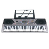 Cumpara ieftin Orga electronica IdeallStore&reg;, Schone Klange, intrare USB, mini-microfon, suport partitura inclus, argintiu