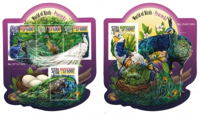 SIERRA LEONE 2015 - Lumea pasarilor (10) / set complet - colita+bloc MNH foto