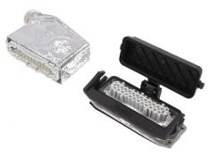 Conector HDC tată mamă 500V 16A PIN 24 PE Dispunere 24