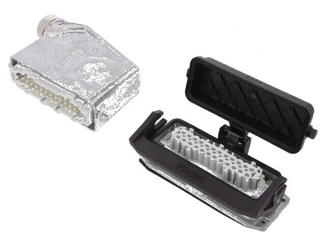 Conector HDC tată mamă 500V 16A PIN 24 PE Dispunere 24