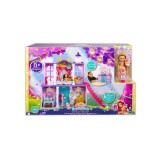 Casuta Enchantimals, Royal Castel cu accesorii si papusa Felicity Renard in tinuta regala inclusa, Mattel