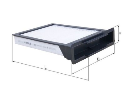 MAHLE LA 304 Filtru, aer habitaclu foto