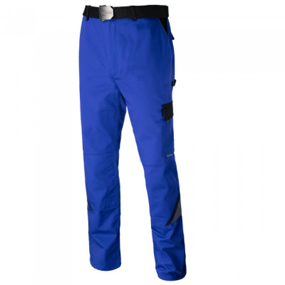 Pantaloni pentru lucru Professional blue, tesatura rezistenta, 7 buzunare foto