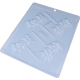 Forma ciocolata acadea/lollipop Love, 4 cavitati, 75x35x10mm
