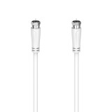 Cablu coaxial Hama 205256, 7.5 metri, alb