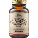 Glucozamina acid hialuronic condroitina si MSM, 60 tablete, Solgar