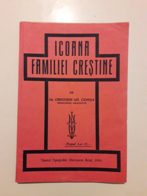 Icoana familiei crestine - Grigore Gh. Comsa 1934 / R3S foto