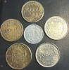ROMANIA LOT (6)SASE MONEDE REGELE MIHAI I (1943,1944,1945,1945,1947,1947)/ 5 + 100 + 100 +200+ 500+ 10000 LEI