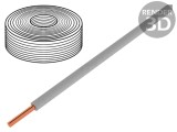 Cablu S&acirc;rmă Cu PVC Gri 60V 10m 0,2mm2