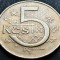 Moneda 5 COROANE - RS CEHOSLOVACIA, anul 1966 *cod 1629 A