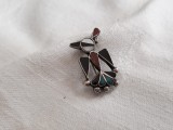 argint BROSA NAVAJO etnic AMERINDIANA TRIBALA manopera EXCEPTIONALA unica VECHE