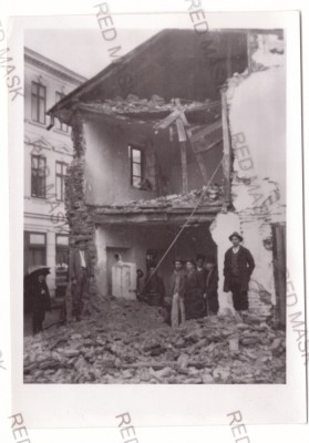 5564 - BUCURESTI, Cutremurul din 10 Noiembrie 1940 ( 18/13 cm ) -old Press Photo foto