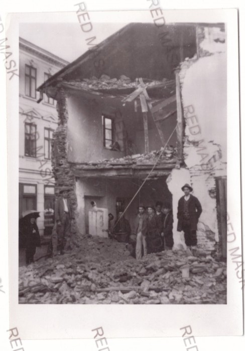 5564 - BUCURESTI, Cutremurul din 10 Noiembrie 1940 ( 18/13 cm ) -old Press Photo