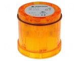 Semnalizator LED Galben 24V IP65 &Oslash;70x65mm