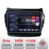 Navigatie Hyundai Santa Fe IX45 2012-2017 Edotec Kit-209 8 core QLED 2K 16+512 360 Android Waze USB Navigatie Internet Youtube Radio CarStore Technolo
