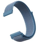 Curea material textil, compatibila cu Garmin Vivoactive 4, Telescoape QR, 22mm, Powder Blue, Very Dream