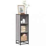 VidaXL Bibliotecă, gri sonoma, 33,5x33x107,5 cm, lemn prelucrat
