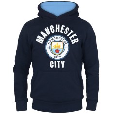Manchester City hanorac cu gluga pentru copii Hoody navy - 10-11 let foto