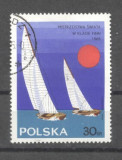 Poland 1965 Ships, used AS.071, Stampilat