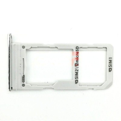 Suport SIM Samsung Galaxy S8 / G950 SILVER DUAL SIM foto