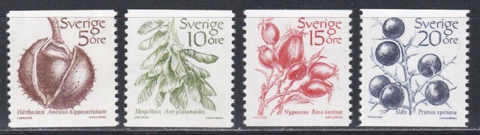 Suedia 1983 - Fructe, MNH