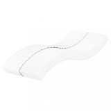 VidaXL Saltea din spumă, alb, 90x220 cm, duritate H2 H3