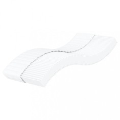 vidaXL Saltea din spumă, alb, 90x220 cm, duritate H2 H3 4016639