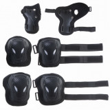 Set pentru copii, 6 x protectii pentru genunchi, coate si incheieturi (bicicleta, role, skateboard, patine) FAVLine Selection, Oem