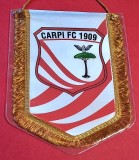 Fanion fotbal - CARPI FC 1909 (Italia) - folie de protectie si dimensiuni 27x17 cm