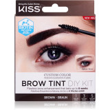 KISS Brow Tint DIY Kit culoare pentru sprancene culoare Brown 20 ml