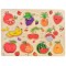 Puzzle Incastru fructe, 30x22 cm