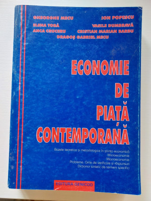 Economie de piata contemporana, Gh. Mecu, I. Popescu, colectiv foto