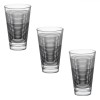 Set 3 Pahare Apă, &quot;Lines&quot;, Sticlă Transparentă, Capacitate 330 ml, Multicolor, Oem