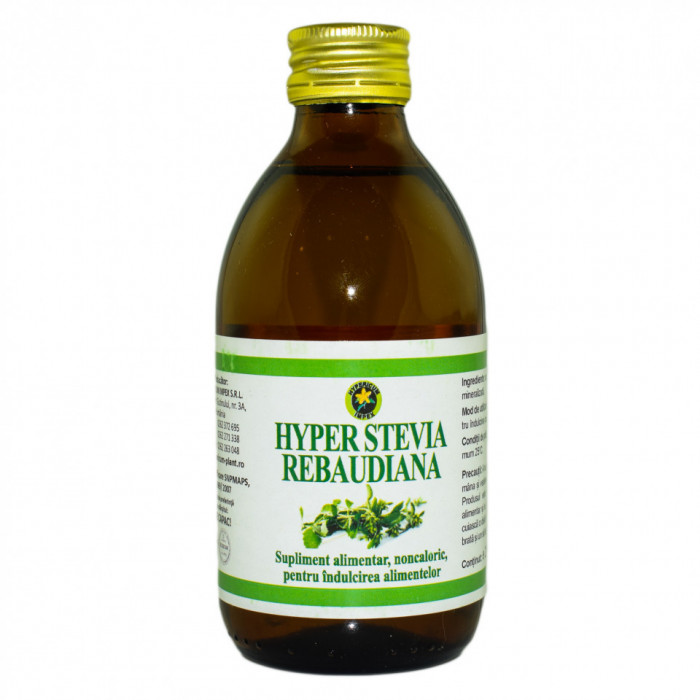 HYPER STEVIA REBAUDIANA INDULCITOR LICHID NATURAL 250ml HYPERICUM