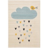 Covor Camera Copii Premium Belgian Model Cancun 18409-062, Marime 80 x 150 cm, Multicolor, Inaltime Fir 7 mm, Antialergic, Polipropilena, Gradinita, C