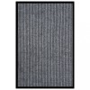 VidaXL Covoraș de ușă, gri cu dungi, 80x120 cm 331606