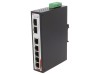 Switch Ethernet Comparta EGU-0702-SFP-T, Neadministrabil, 7 Porturi (RJ45/SFP), 12-48V DC, IP30, Carcasa Metalica