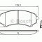 Set placute frana,frana disc MITSUBISHI PAJERO II (V3_W, V2_W, V4_W) (1990 - 1999) BOSCH 0 986 424 709
