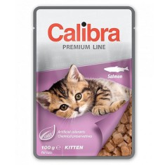 CALIBRA Cat Kitten buca?i de somon in sos 100 g foto