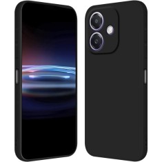 Husa Soft Touch, slim, ALC Mobile, anti soc, compatibila cu Oppo A60 5G, Negru Tpu