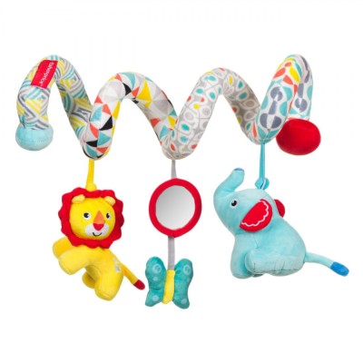 Jucărie Spirală Pentru Cărucior, Fisher Price, Animale, Multicolor foto