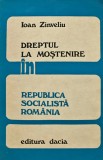 Cumpara ieftin Dreptul la mostenire in Republica Socialista Romania - 1975 - Ioan Zinveliu (@D290)