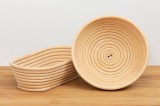 Cos Dospire Aluat Ratan, 23.5cm, 1000g - Banneton Rotund Profesional