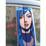 Cumpara ieftin Sticker Auto Stalpi Usi Blue Girl